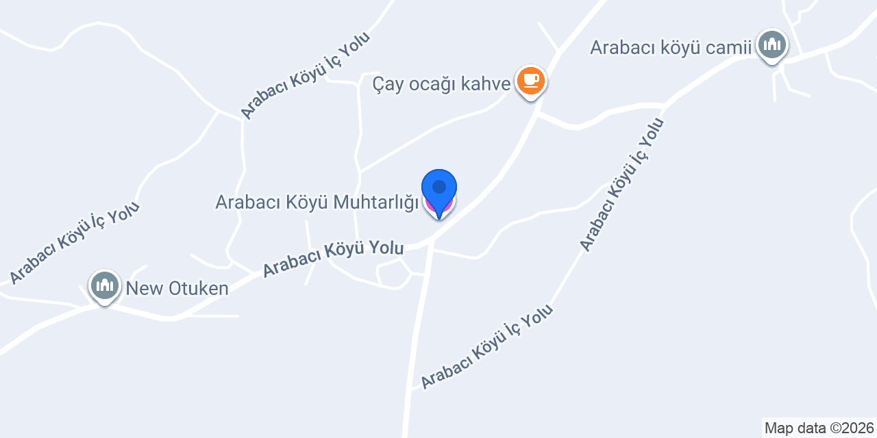 Arabacı Köyü Muhtarlığı konumu