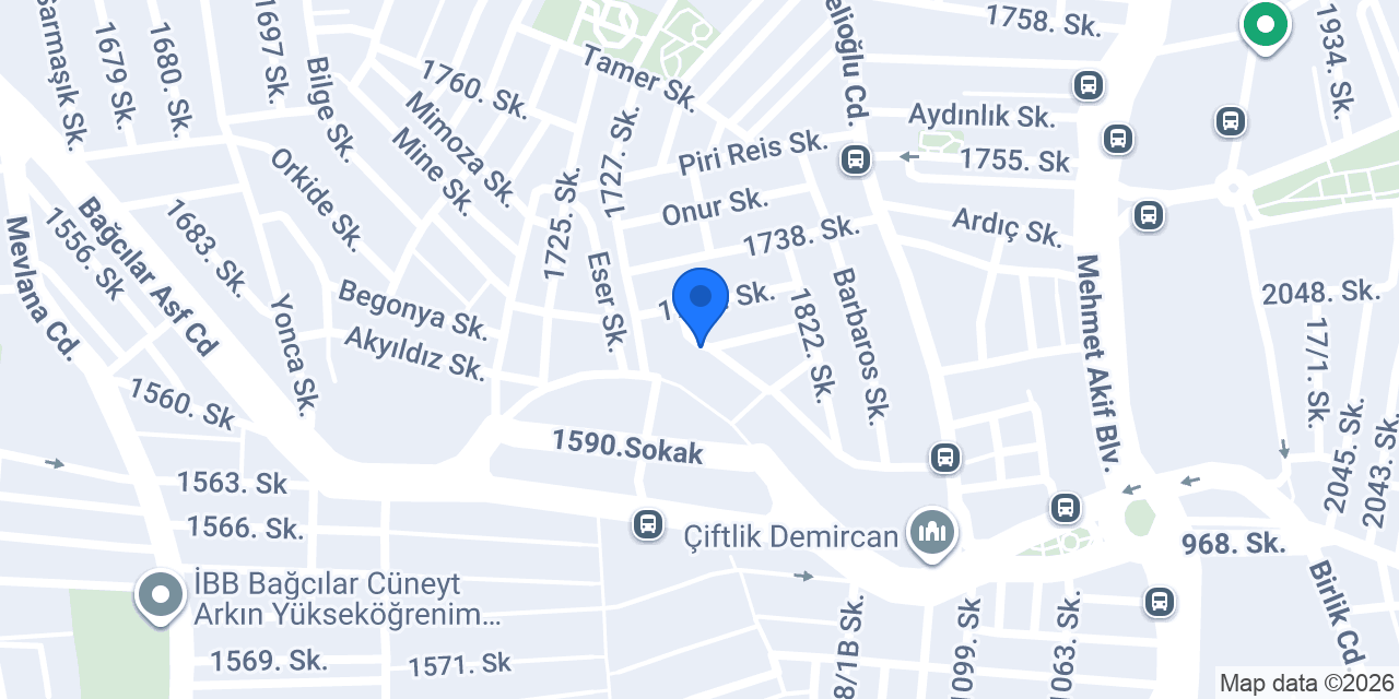 Akademi Kırtasiye konumu