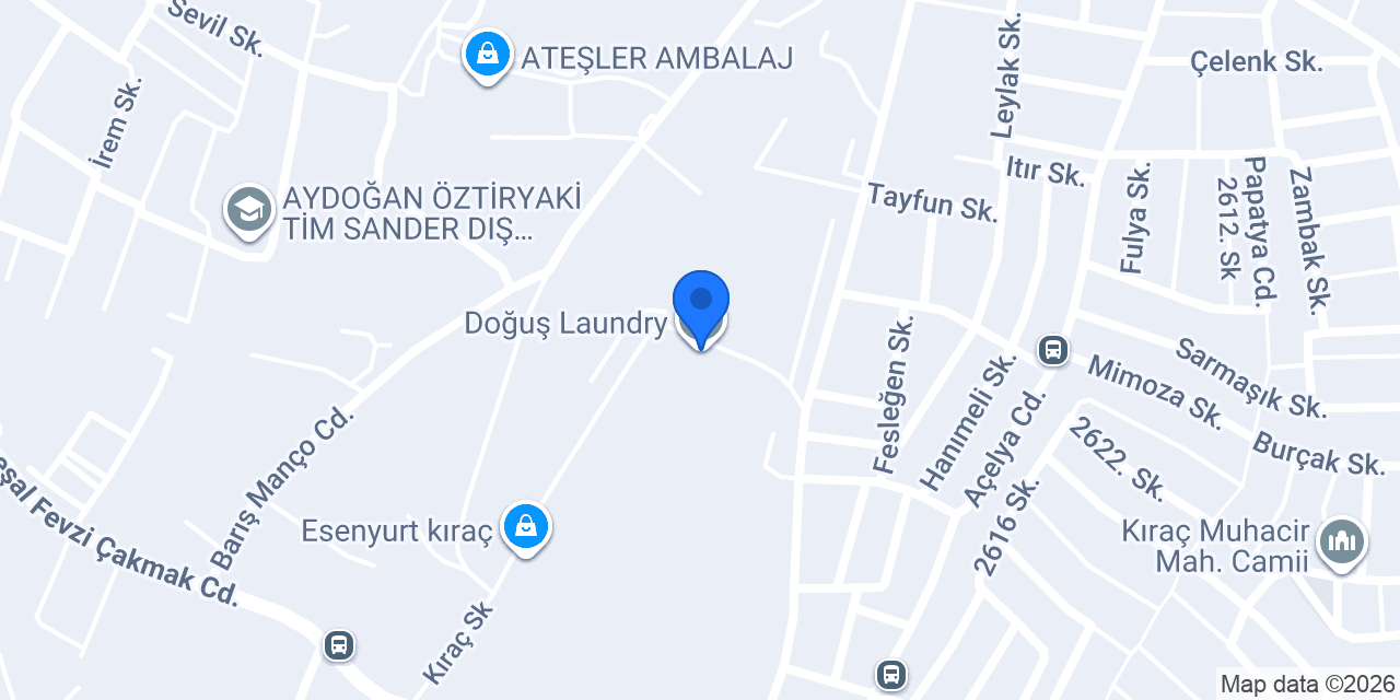 Doğuş Laundry konumu
