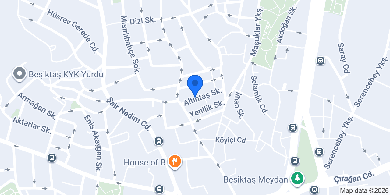 Beşiktaş PUB BAR konumu