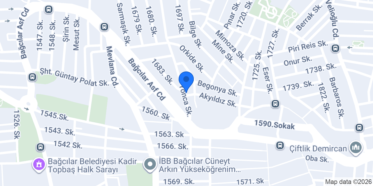 Harun Büfe Döner konumu