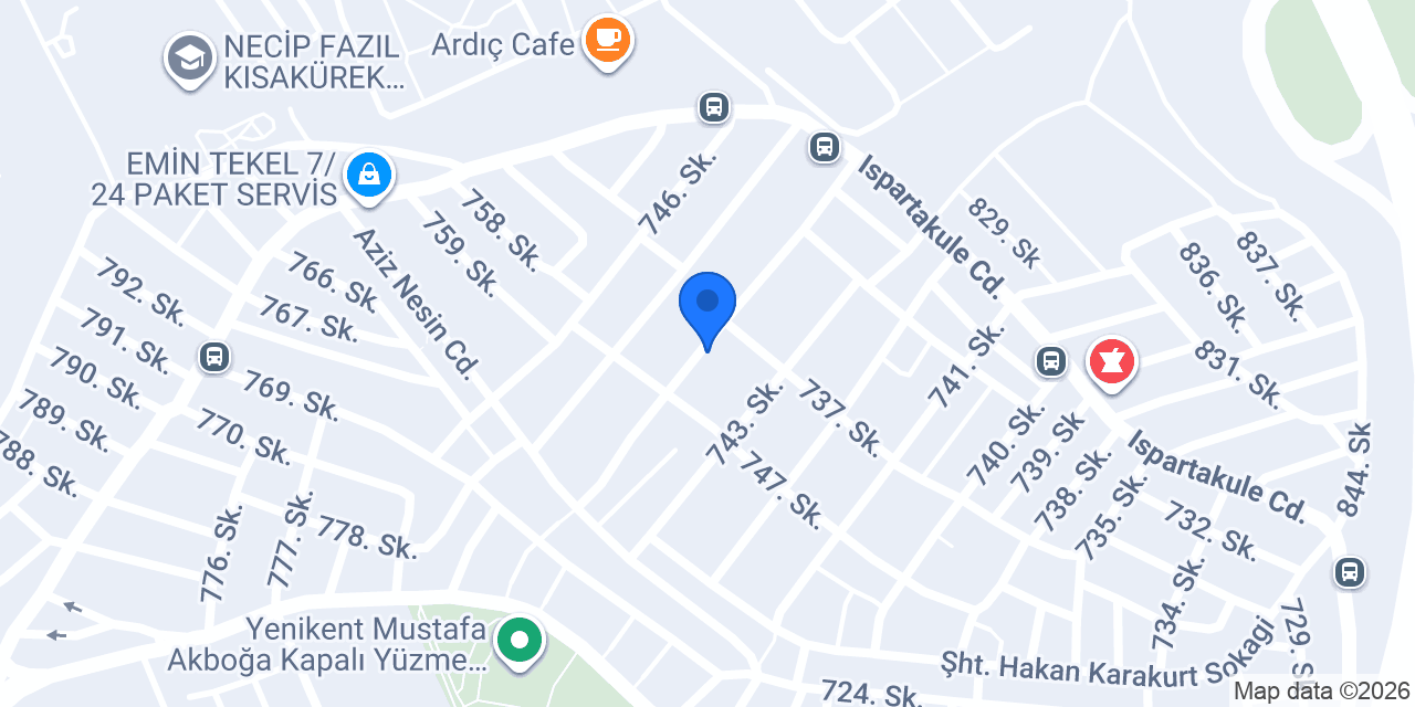 Engin Halı Yıkama konumu