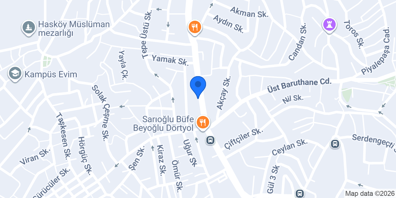 Ada Mobilya - Okmeydanı konumu