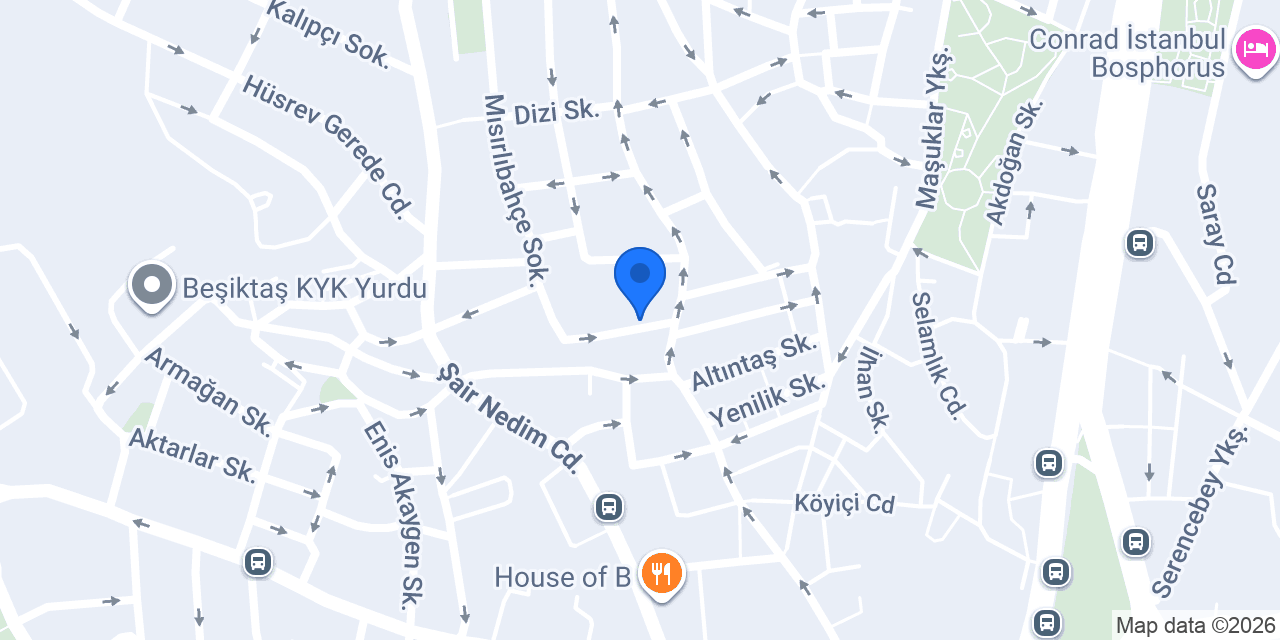 Beşikzade Restaurant konumu