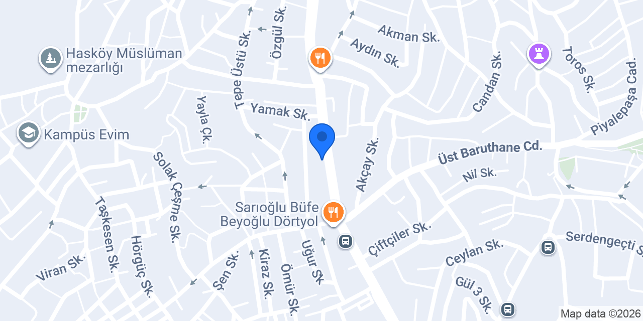 Atıştır büfe konumu