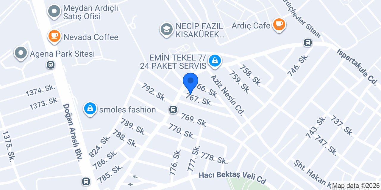 Marka Salon Dizayn konumu