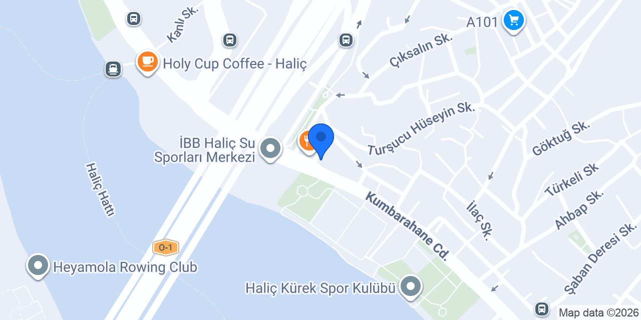 Little Caesars Haliç Şubesi konumu