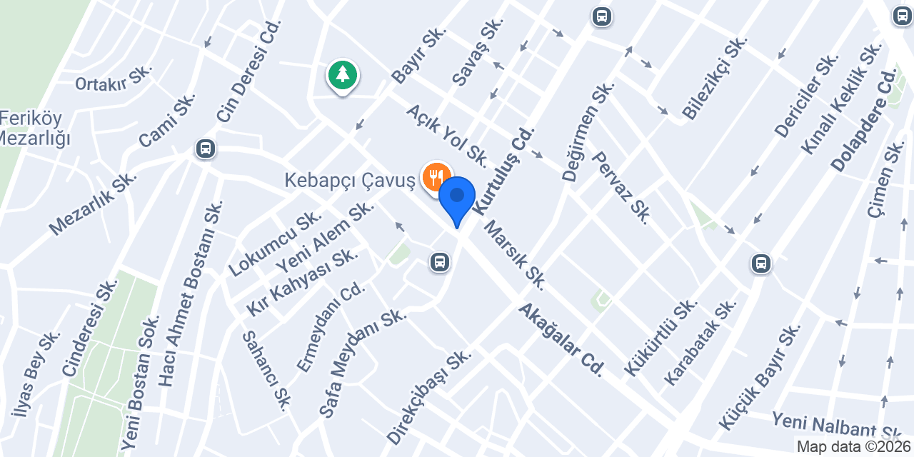 Köşem Kebap Salonu konumu