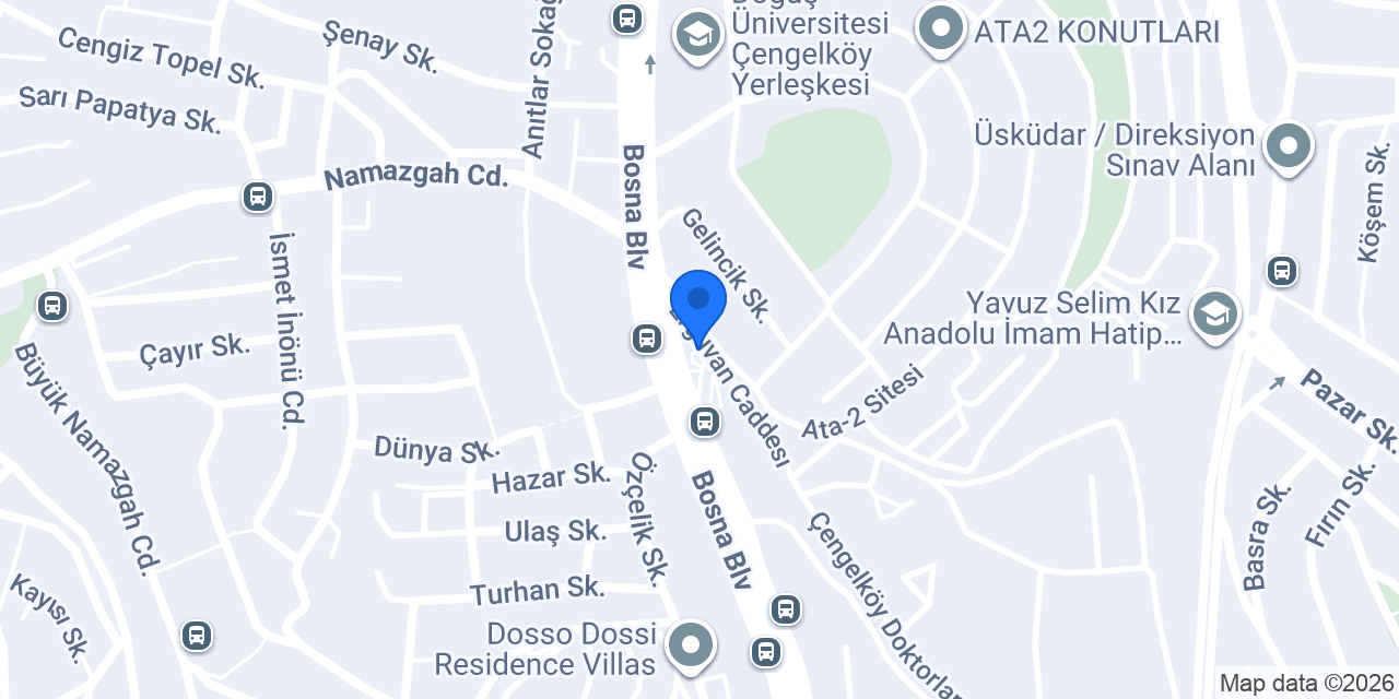 Gözde Taksi konumu