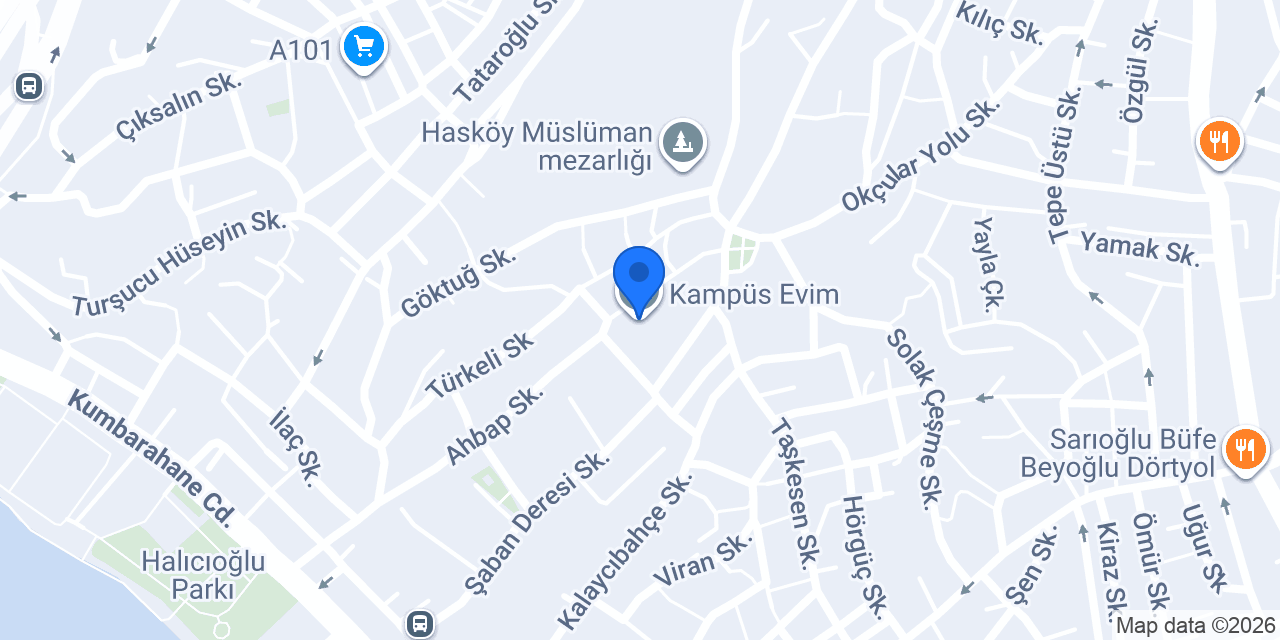 Kampüs Evim konumu