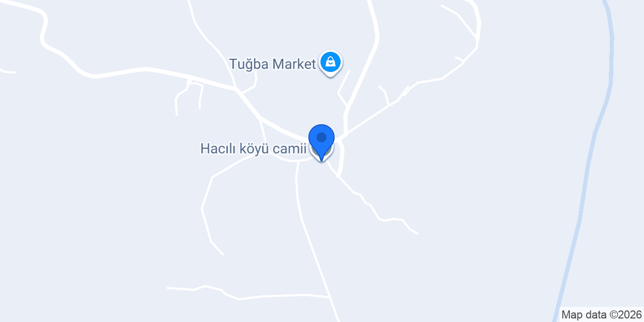 Hacılı köyü camii konumu