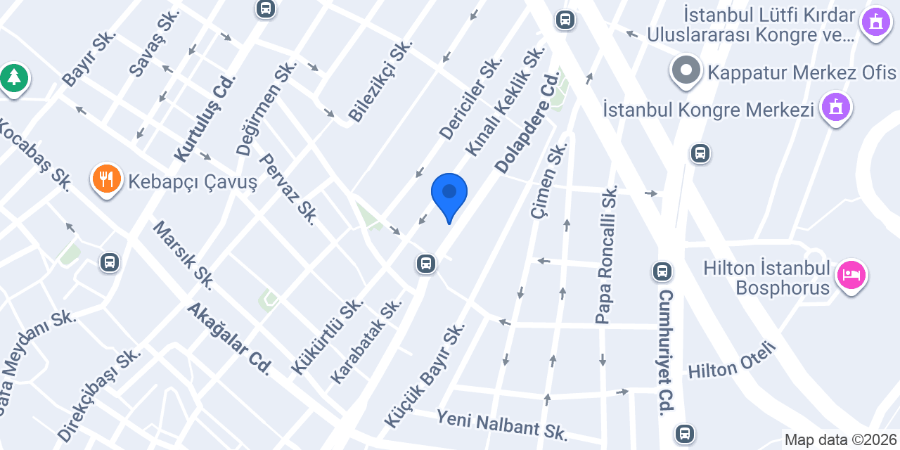 Taksim Massage konumu