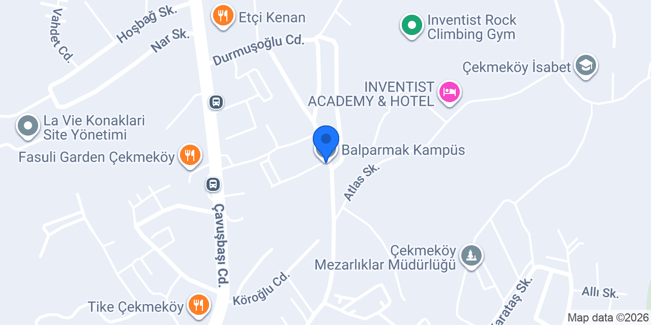 Balparmak Kampüs konumu