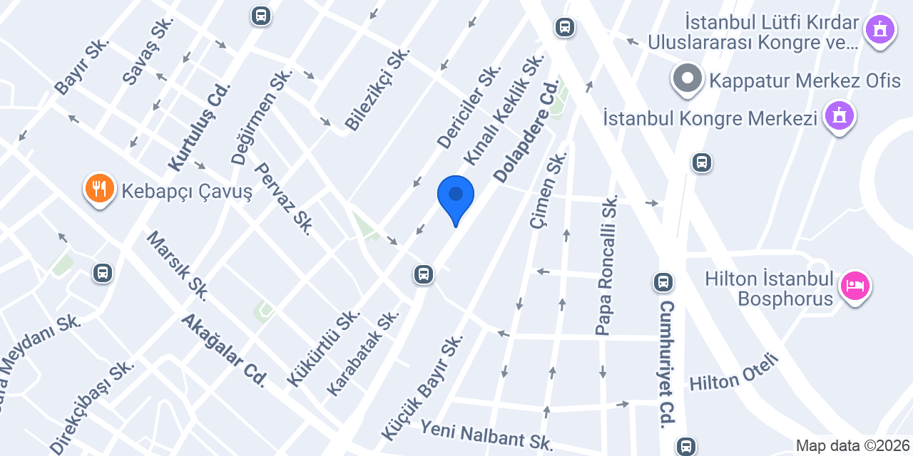 Şişli Spa konumu