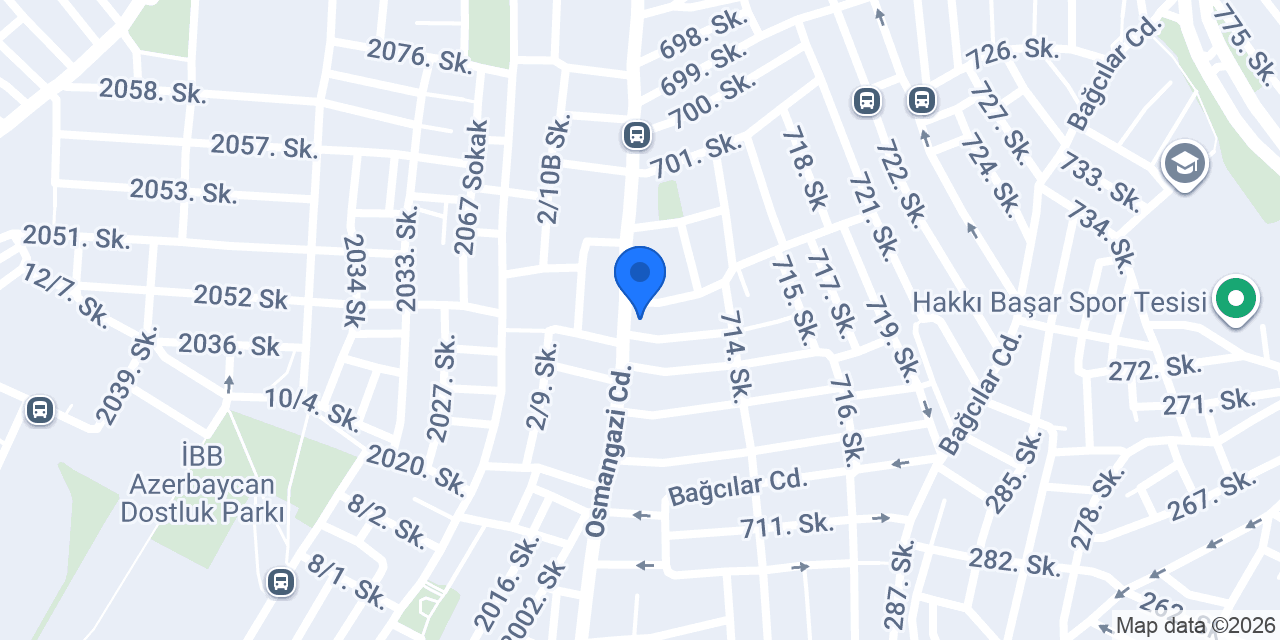 مطعم البراء BERAAT LOKANTASI konumu