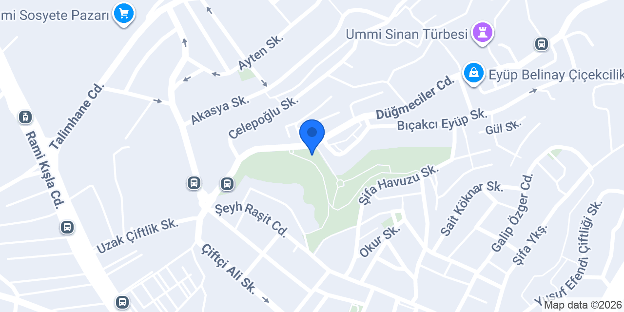 Eyüp Belediyesi Simurg Düğmeciler Bilgi Evi konumu