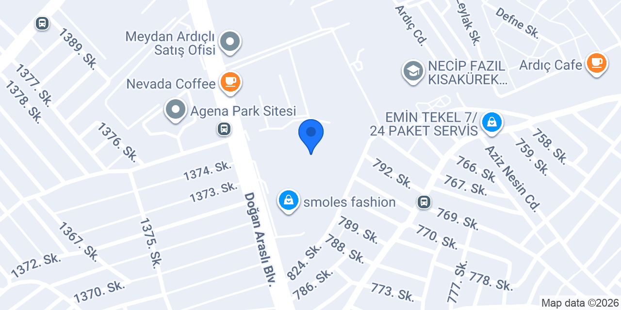 Coffy Esenyurt Ardıçlı konumu