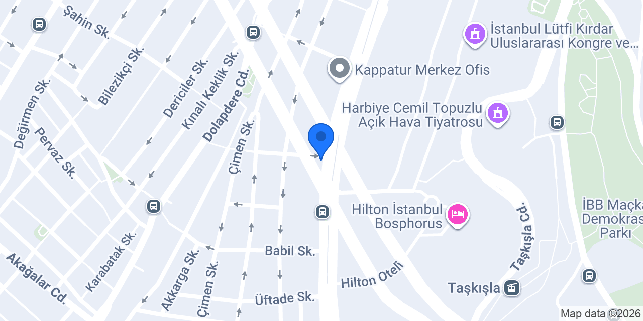 Taxim Express Hotel konumu