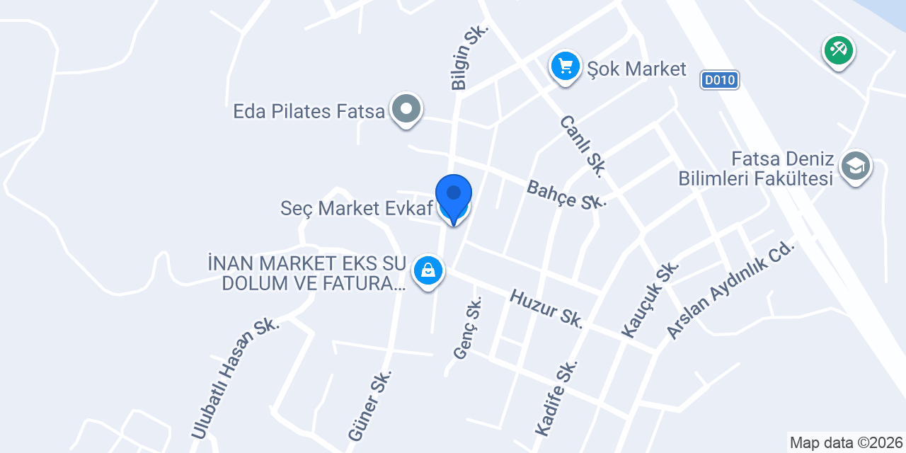 Seç Market Evkaf konumu