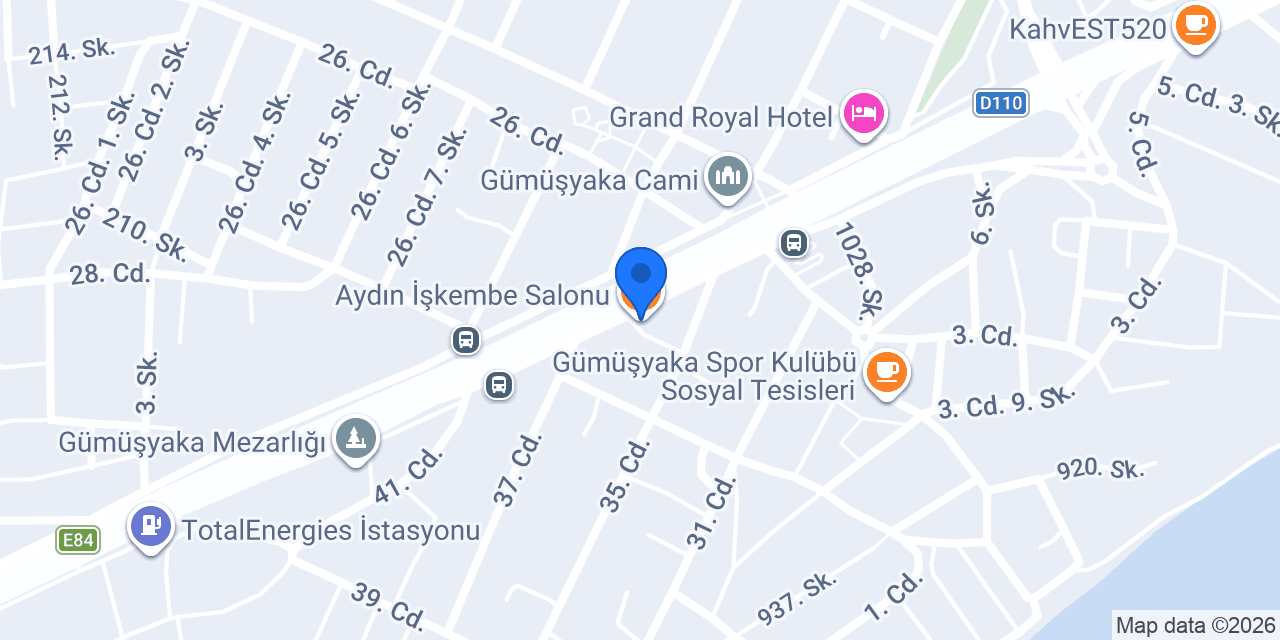 Aydın İşkembe Salonu konumu