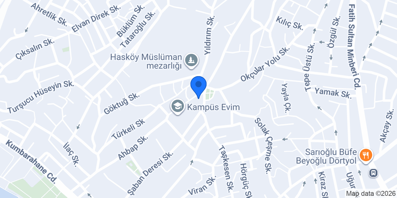 Aras Kargo Sütlüce Şubesi konumu