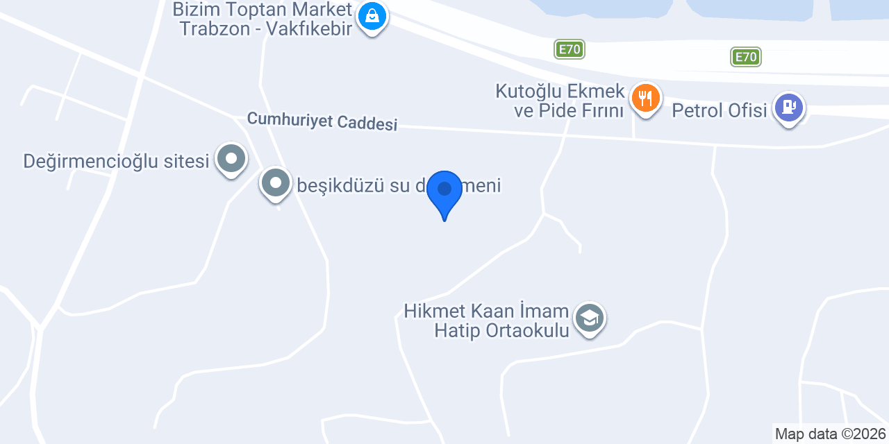 kuzeyşapka konumu