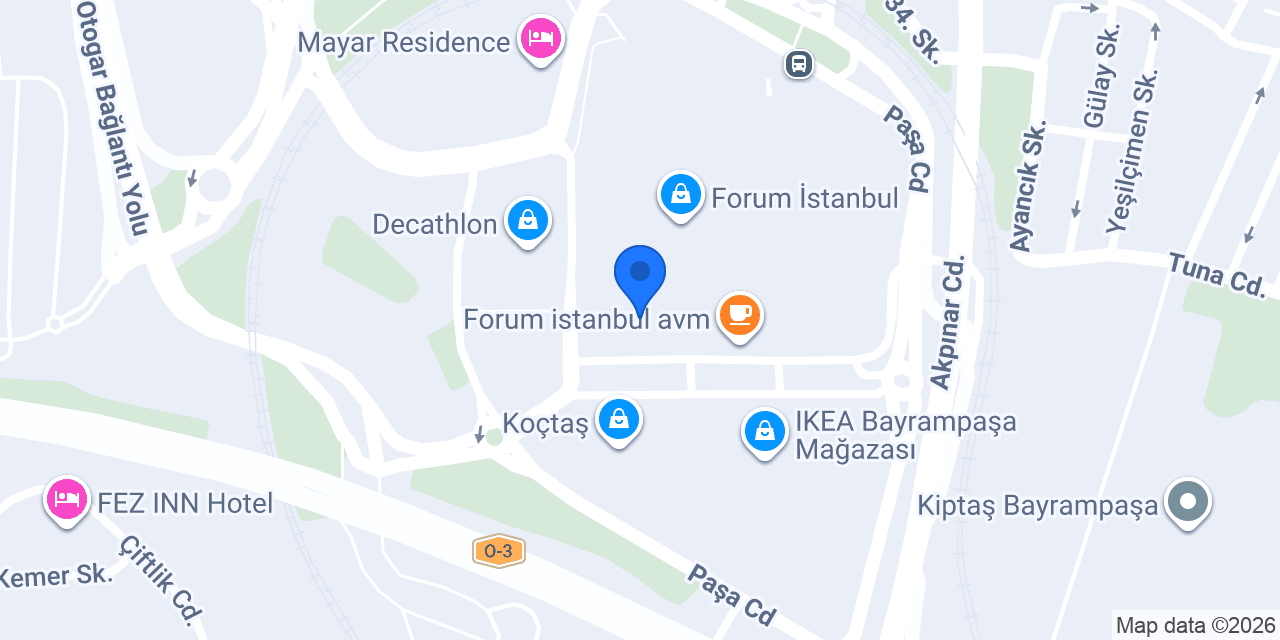 Koçak Forum İstanbul konumu