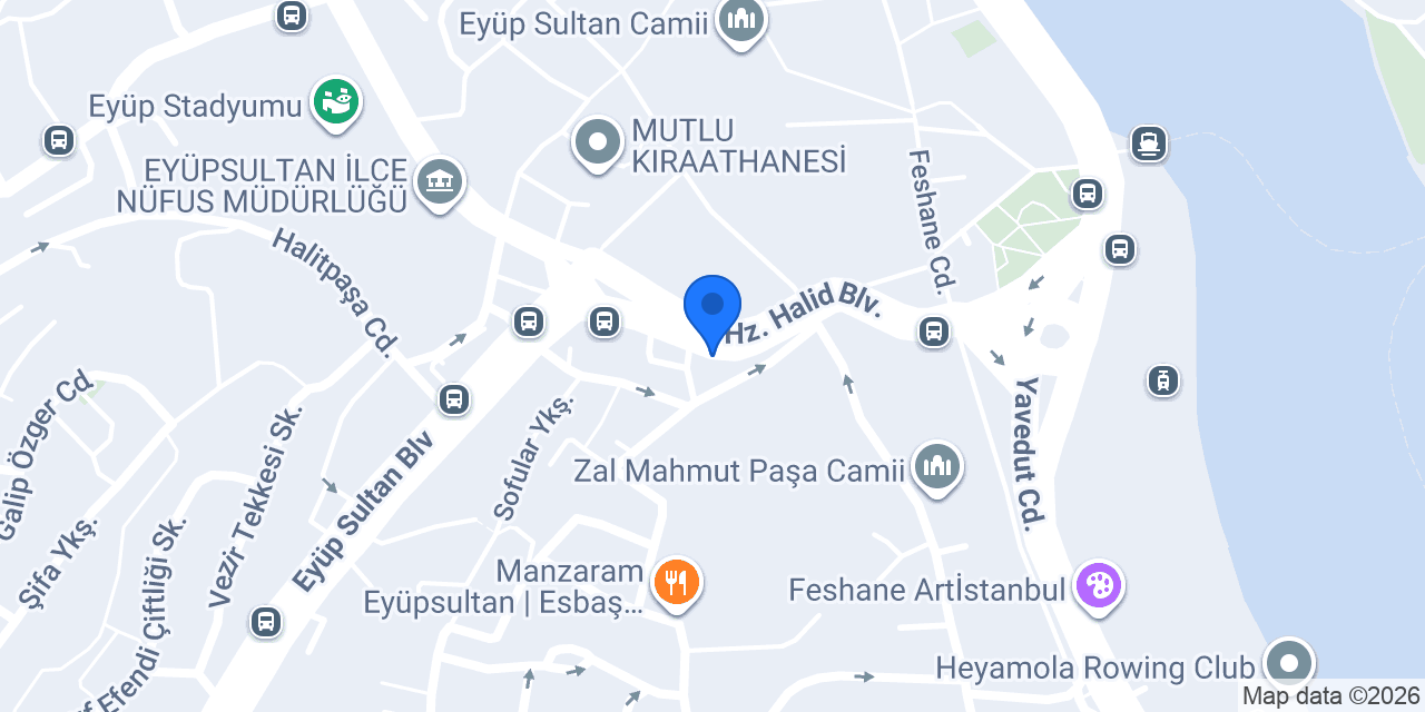 Hayrat Neşriyat Eyüp Şubesi konumu