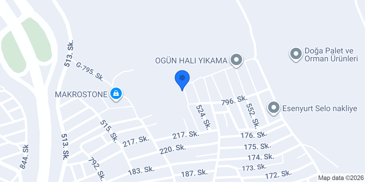 ONUR PALET alım satım İstanbul konumu