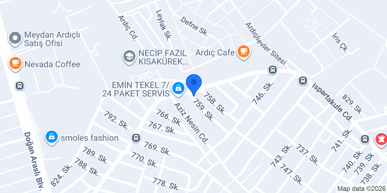 Gülaçar Yapı&Market konumu