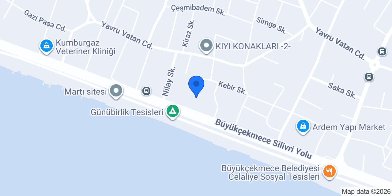 Silivri Kumburgaz Boyacı konumu