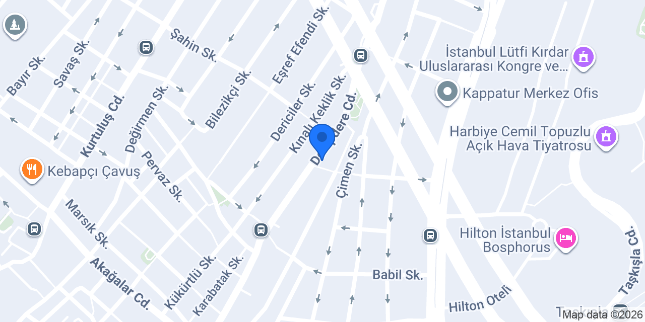 Hampton by Hilton İstanbul Şişli konumu