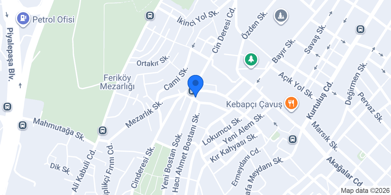 Meşhur Sarıyer Börekçisi konumu