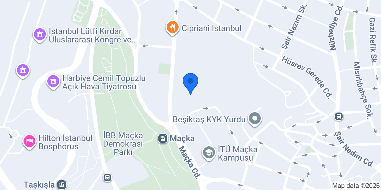Stüdyo Maçka konumu
