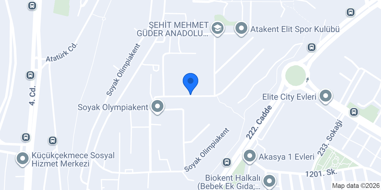 TAK OKULLARI ATAKENT konumu