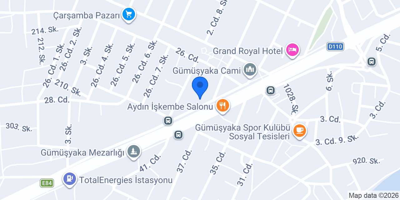 Gümüş Bayan Kuaförü konumu