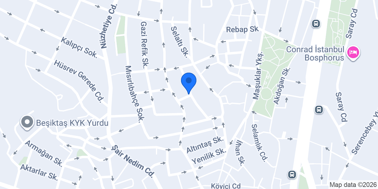 Mantis coffee & dessert Beşiktaş konumu