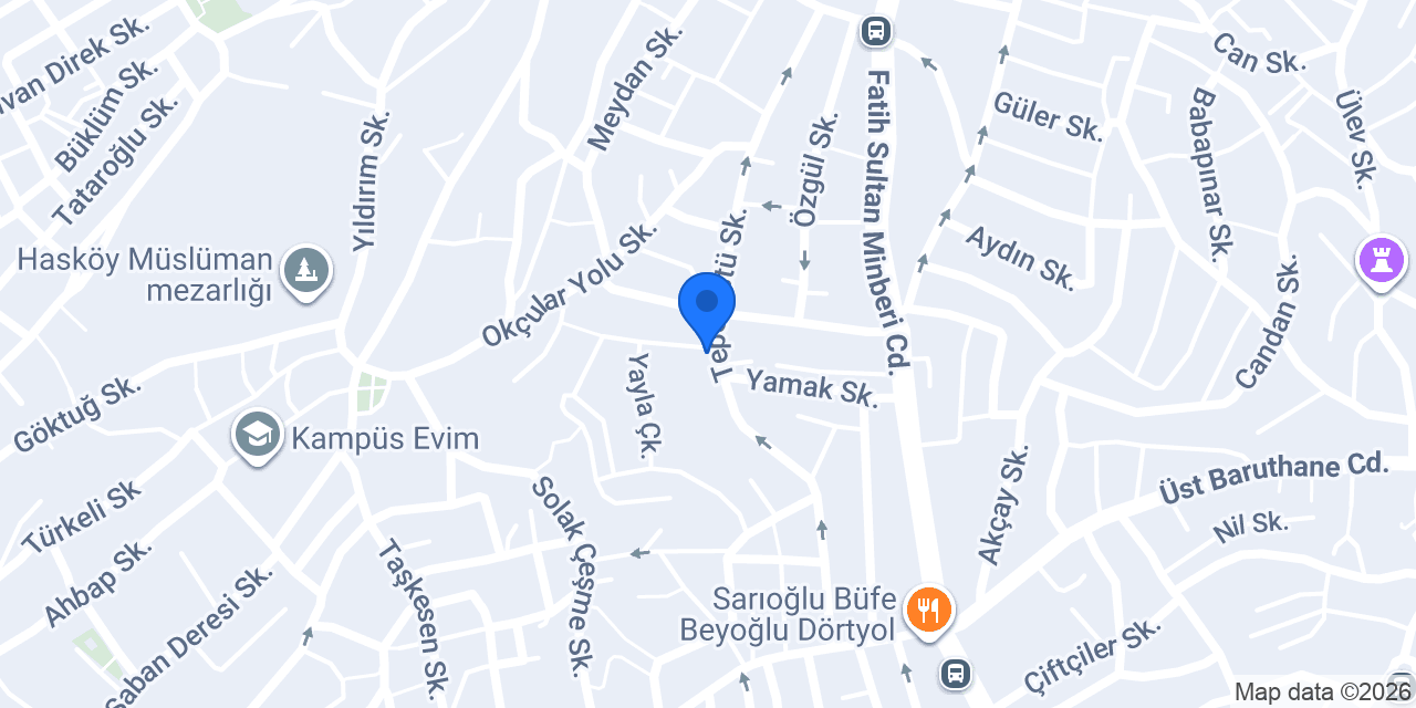 Astel Aksesuar konumu
