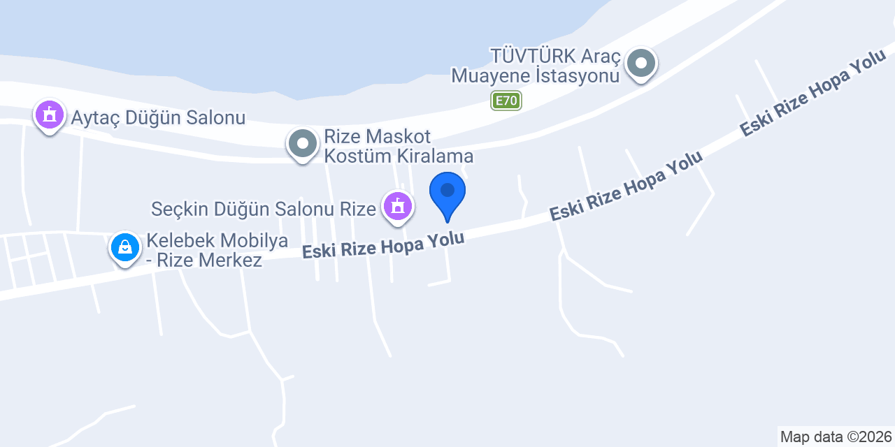 Almila Mobilya | Rize konumu