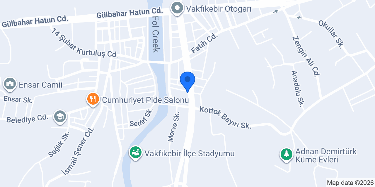 Atasayar Veteriner Kliniği konumu