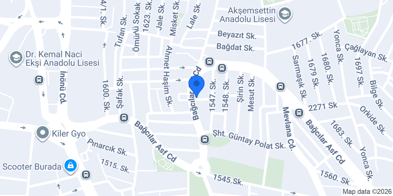 Öztürk su tesisat konumu