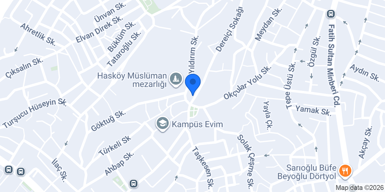AR&EM Coiffeur Hasköy konumu