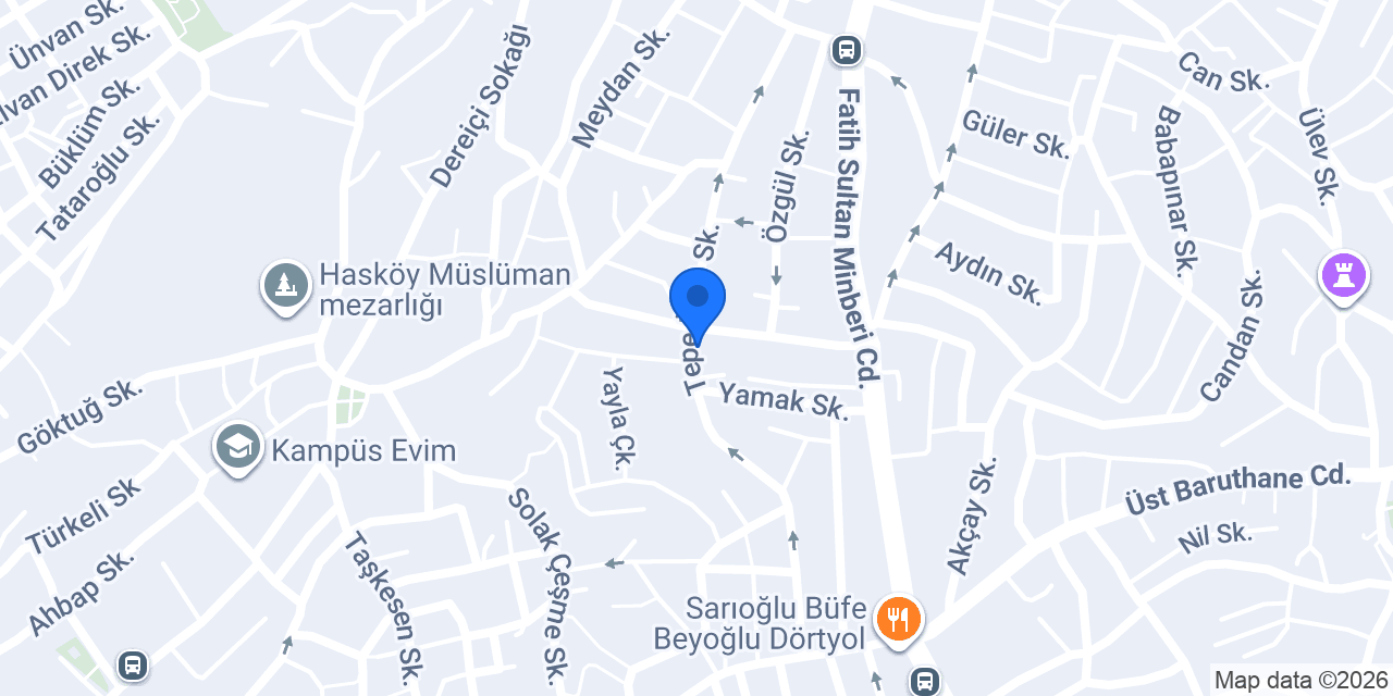 Ümit Börek Salonu konumu