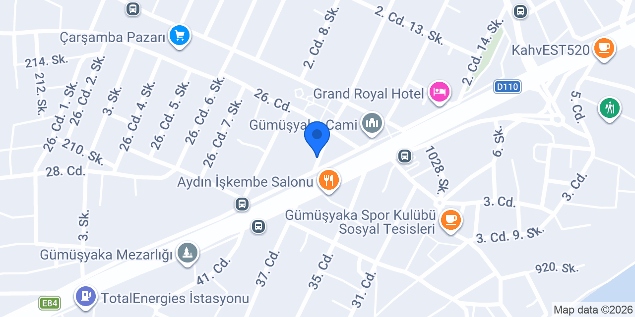 Gümüşyaka Toprak Eczanesi konumu