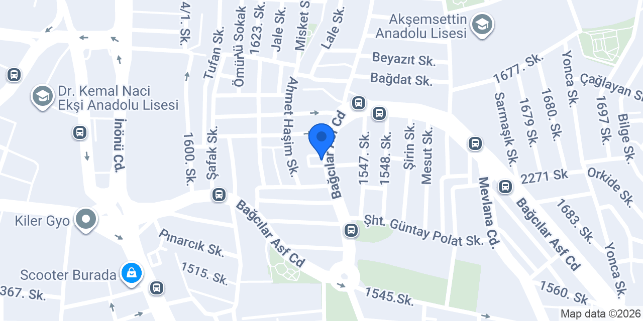 Ateş Mobilya konumu