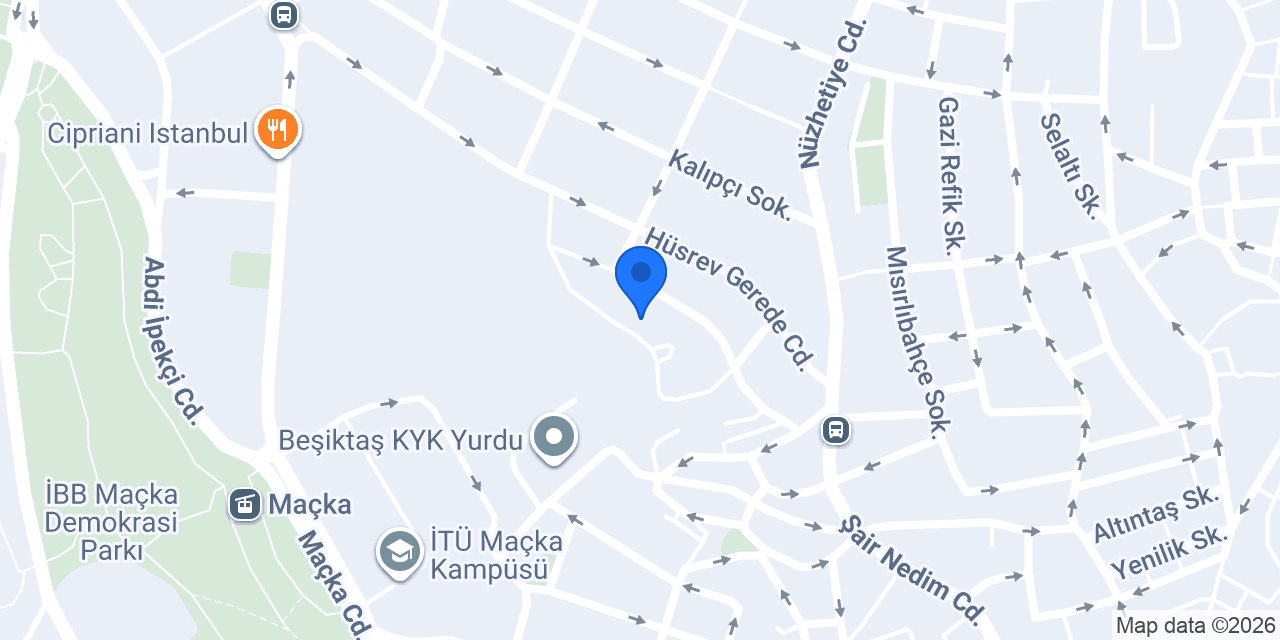 GreenSpa Maçka Kempinski Residence konumu