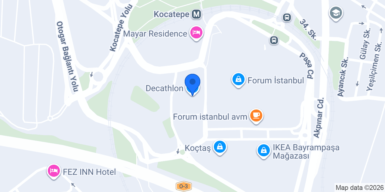 Decathlon konumu