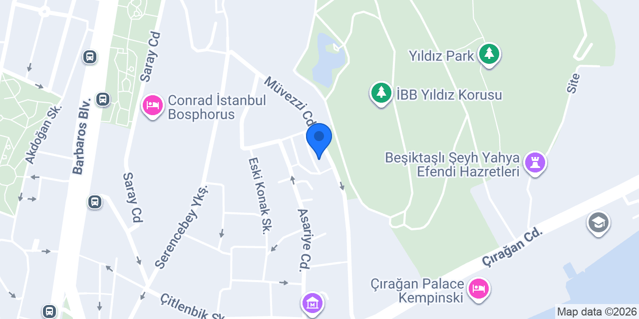Aska Bosphorus Hotel Beşiktaş konumu