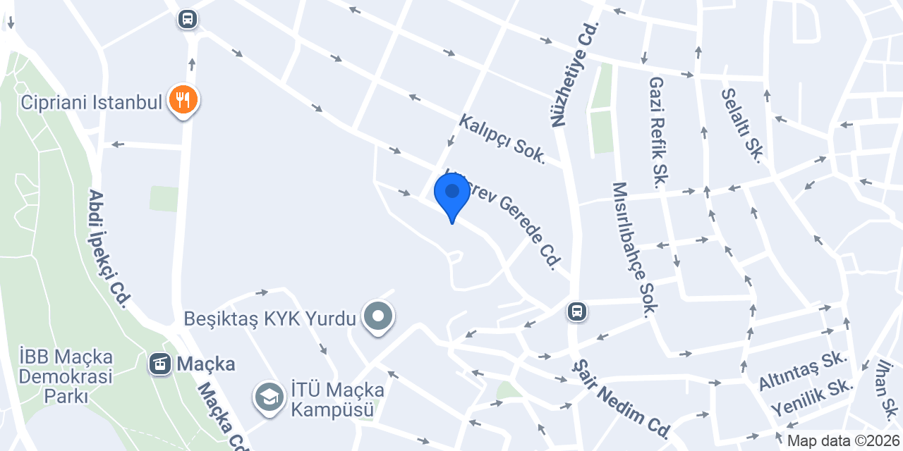 Maçka Residences konumu