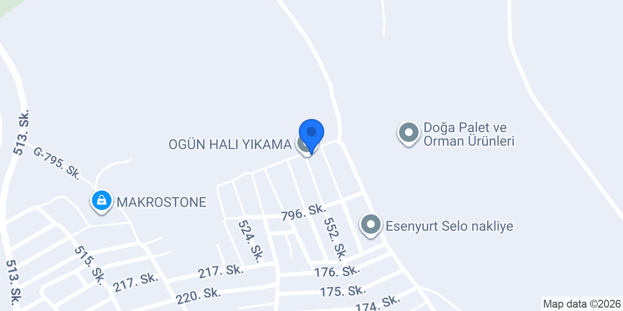 OGÜN HALI YIKAMA konumu